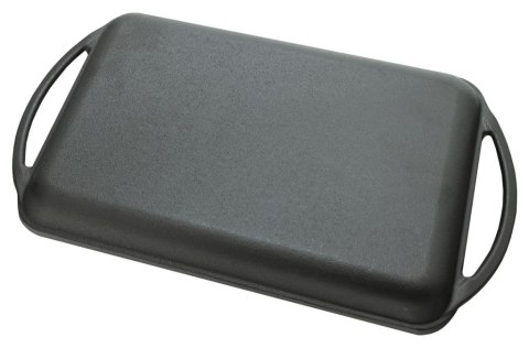 Patelnia grillowa z uchwytami 33 x 21,5 cm, żeliwna