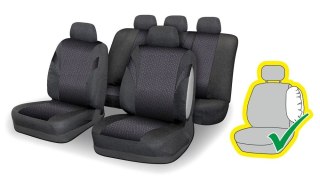 Pokrowce na siedzenia Jack II. Airback, zestaw 9 szt