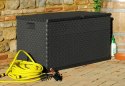 RATTAN Skrzynia ogrodowa, plastikowa420 L, grafit