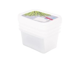 Rotho Zestaw pojemników do zamrażarki, 4 x 750 ml