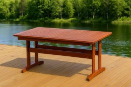 Rozkładany stół drewniany sosnowy 160-210 × 90 cm, lakier