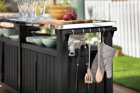 Szafka ogrodowa Unity Chef, grafit, 237 cm