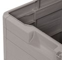 WOODYS Plastikowa skrzynia do ogrodu 90l jasno szara
