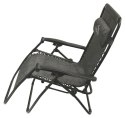 ALICANTE Leżak/krzesło, antracytowe