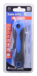 Compass Zestaw kluczy imbusowych, 8szt.