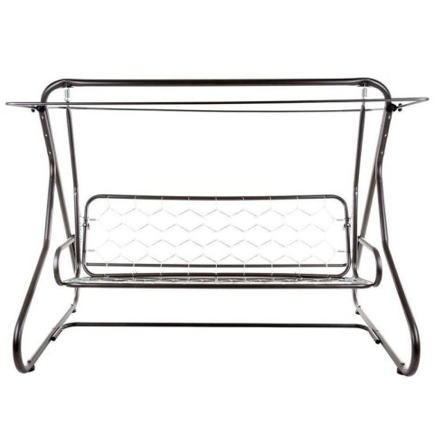 Huśtawka ogrodowa rozkładana do leżanki, 3-osob, 220×157cm