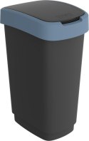 Kosz na śmieci Twist, 50 l, niebieski