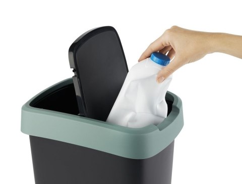 Kosz na śmieci Twist, 50 l, niebieski