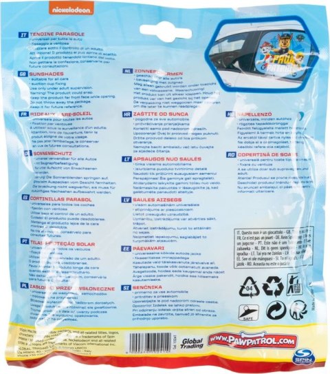 Osłona przeciwsłoneczna na boczne okno PAW PATROL GIRL, 2 sz