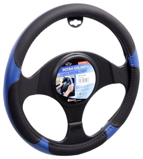 Pokrowiec na kierownicę GRIP - niebieska / czarna