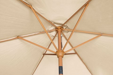 ROJA WOOD Parasol uchylny 3 m, beżowy