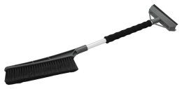 Skrobaczka z miotełką 60 cm, szara
