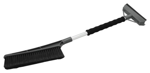 Skrobaczka z miotełką 60 cm, szara