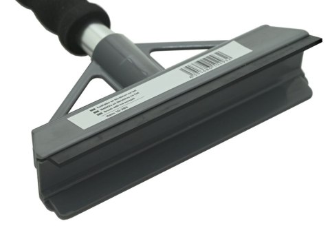 Skrobaczka z miotełką 60 cm, szara