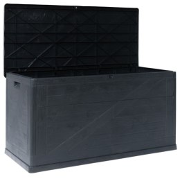 WOOD plastikowa skrzynia ogrodowa 420 L, grafitowa