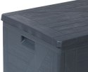 WOOD plastikowa skrzynia ogrodowa 420 L, grafitowa