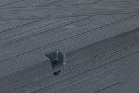 WOOD plastikowa skrzynia ogrodowa 420 L, grafitowa