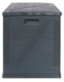 WOOD plastikowa skrzynia ogrodowa 420 L, grafitowa