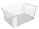 ALBRIS Pojemnik do przechowywania, 45 L, biały