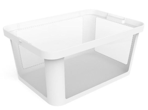 ALBRIS Pojemnik do przechowywania, 45 L, biały