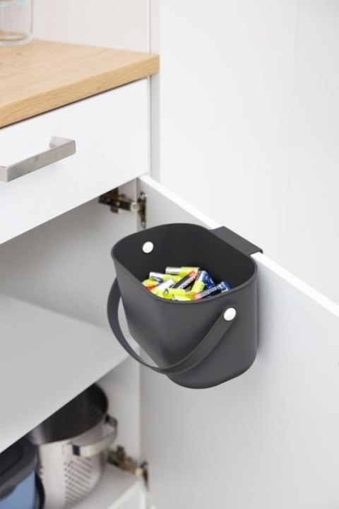 ALBULA Kosz wiszący 3,2L, antracytowy