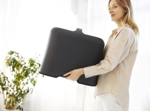 BIALA TOALETA DLA KOTÓW, antracytowa