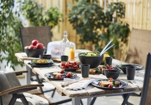 CARUBA Talerz, 26 cm, grafit