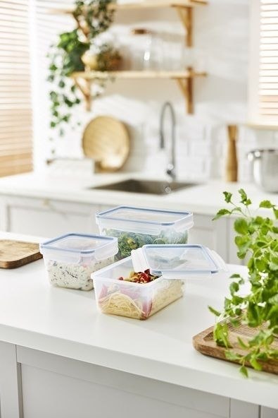 CLIC & LOCK Pojemnik do przechowywania 3L, ciemnonniebieski