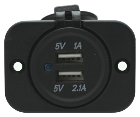 Gniazdo 2x USB 2,1A