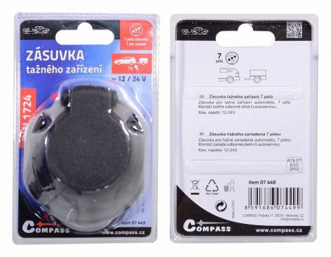 Gniazdo haka holowniczego - 7 biegunów