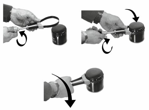 Klucz do filtra oleju, 60-105 mm