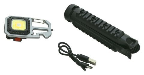 Latarka COB 600lm MULTI TRIPOD ze statywem