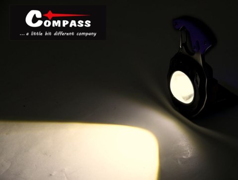 Latarka COB 740lm z zapalniczką i obcinaczem do taśmy