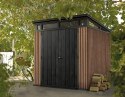 PENT Domek ogrodowy, 7 x 7, brązowy, 226 x 216 cm
