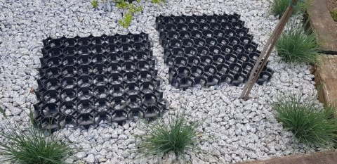 Płytka trawnikowa 50 x 50 x 4 cm, czarna