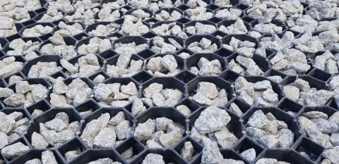 Płytka trawnikowa 50 x 50 x 4 cm, czarna