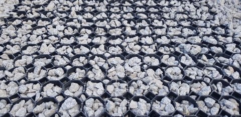 Płytka trawnikowa 50 x 50 x 4 cm, czarna