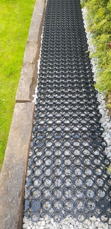 Płytka trawnikowa 50 x 50 x 4 cm, czarna