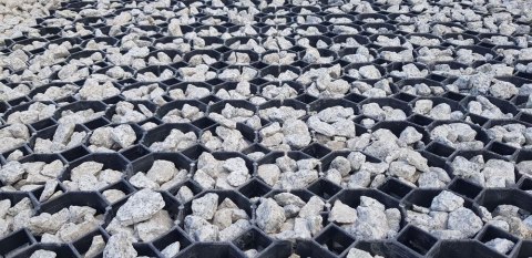 Płytka trawnikowa 50 x 50 x 4 cm, czarna