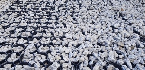 Płytka trawnikowa 50 x 50 x 4 cm, czarna