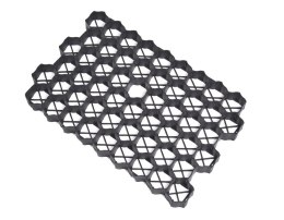 Płytki trawiaste 60 x 40 x 3 cm, czarne