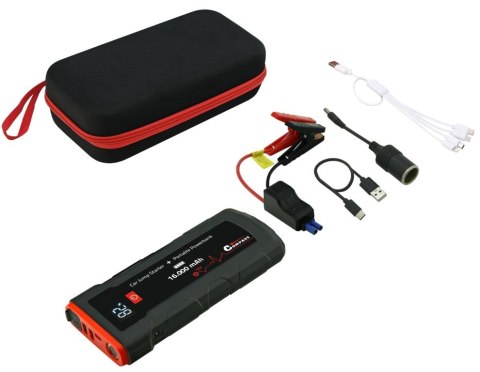 Powerbank z funkcją SMART JUMP STARTER, 16 000 mAh, 2000 A