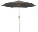 ROJA WOOD Parasol uchylny 3 m, szary