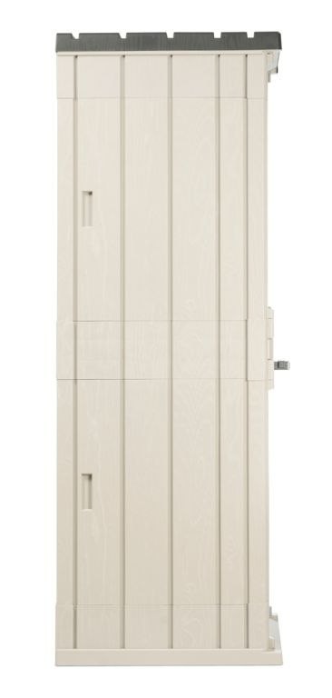 STORA WAY HIGH plastikowa szafa ogrodowa, beżowa