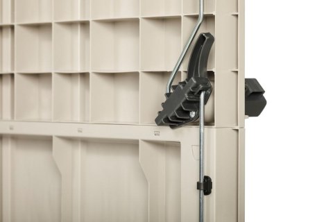 STORA WAY HIGH plastikowa szafa ogrodowa, beżowa