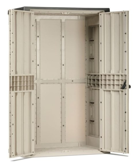 STORA WAY HIGH plastikowa szafa ogrodowa, beżowa