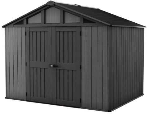 STRONGHOLD Domek 10x8, szary, 304 x 243 x 251 cm