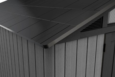 STRONGHOLD Domek 10x8, szary, 304 x 243 x 251 cm