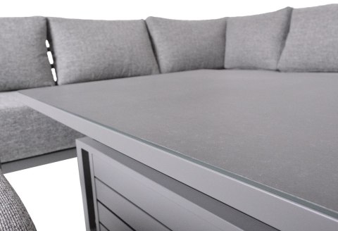 TAMPA Luksusowy zestaw mebli ogrodowych, grafit