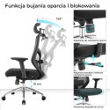 Fotel biurowy ergonomiczny Rosa czarne ANGEL